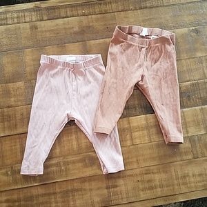 Set of 2 Pink H&M Leggings
